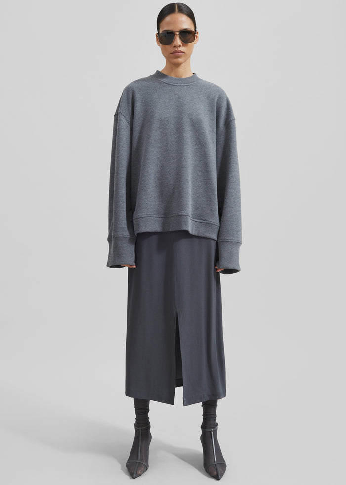 Talia Sweatshirt - Dark Grey