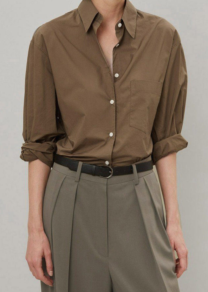 Tansy Pleated Trousers - Olive