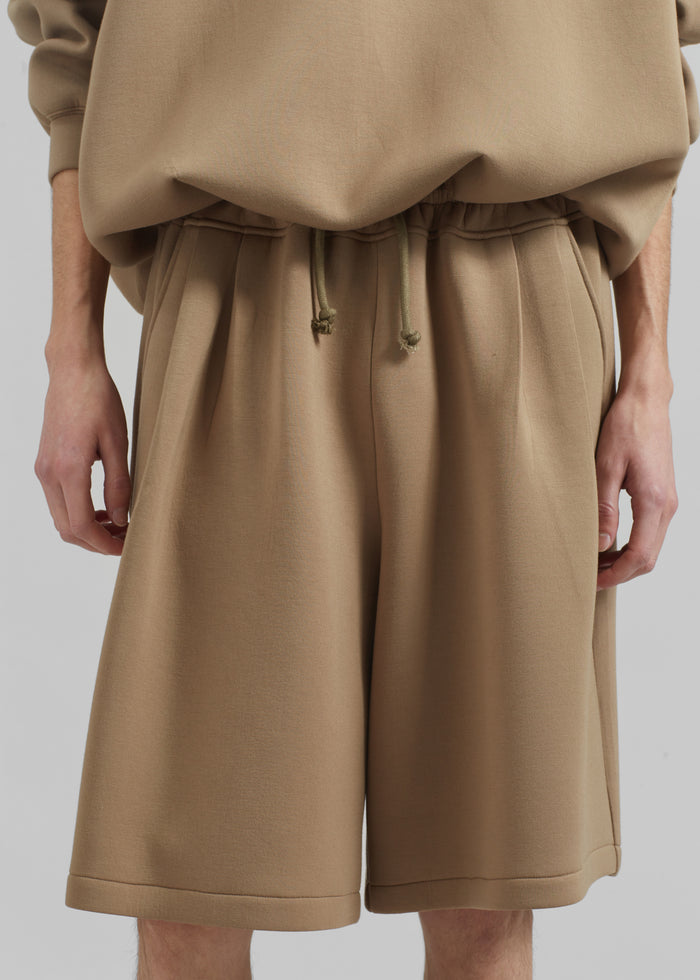 Tate Sweat Shorts - Camel