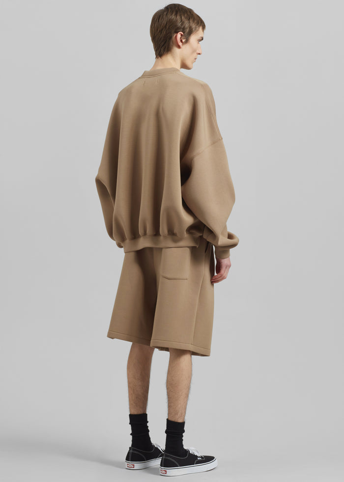 Tate Sweat Shorts - Camel