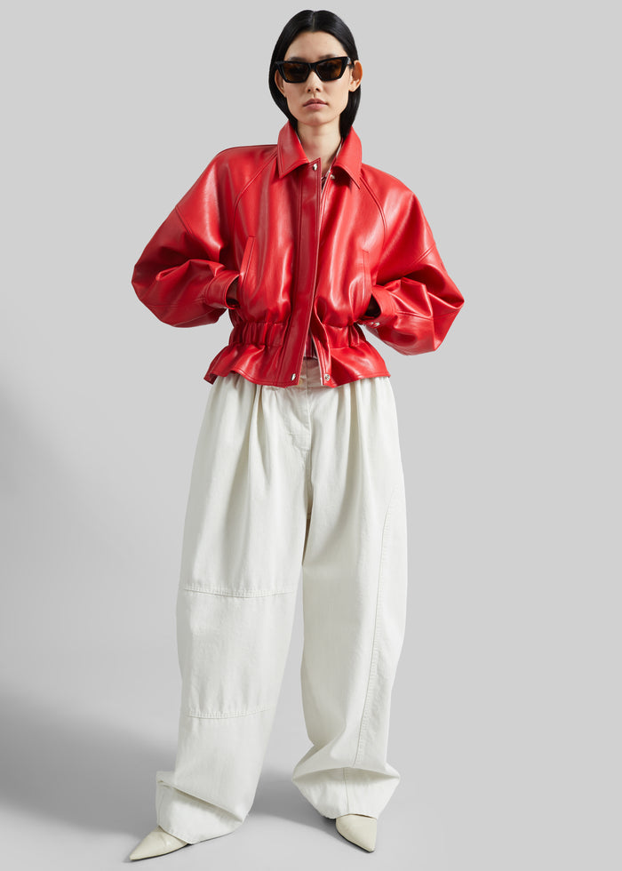 Teano Curved Pants - Off White