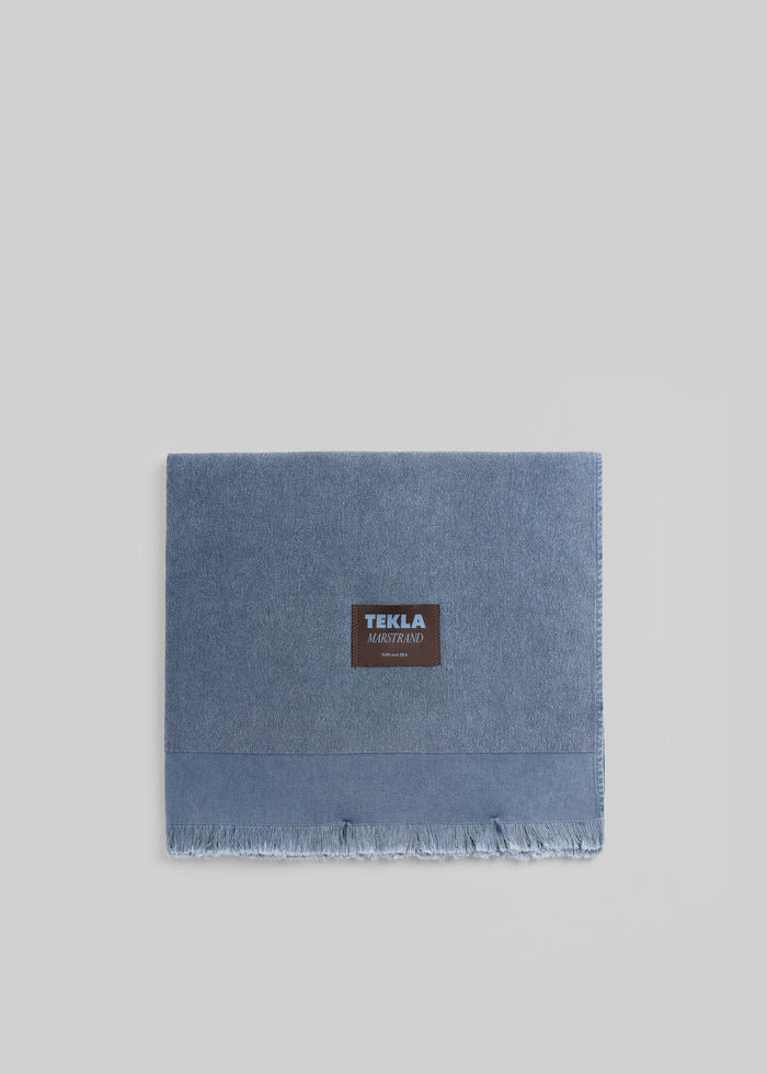Tekla Beach Towel - Sun Bleached Navy