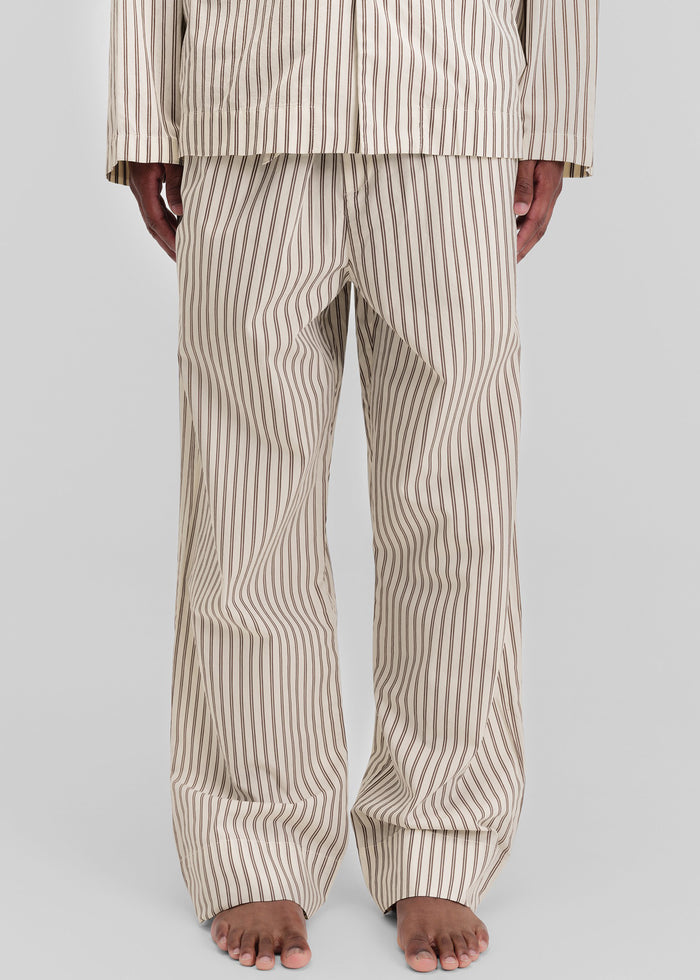 Tekla Poplin Pyjama Pants - Hopper Stripes