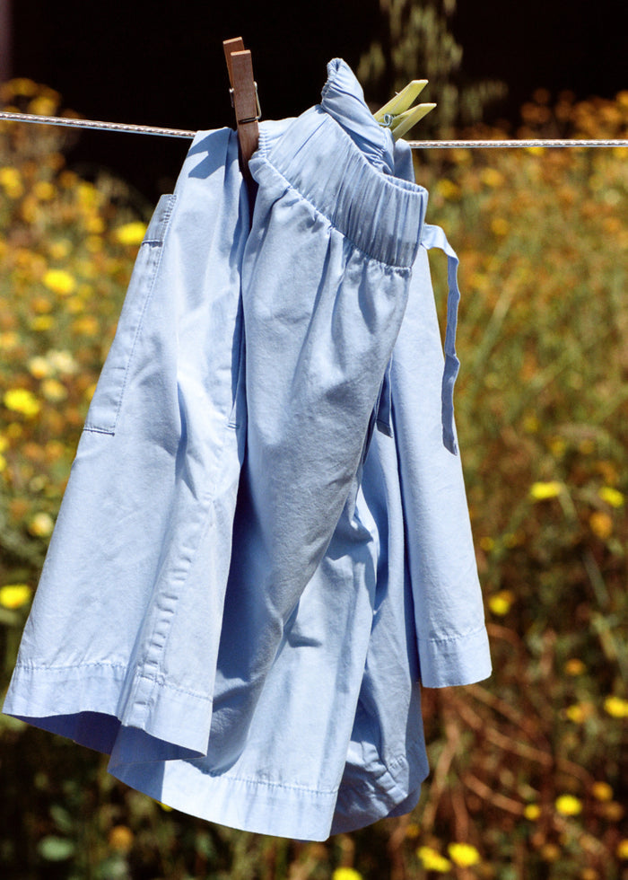 Tekla Poplin Pyjama Shorts - Cornflower Blue