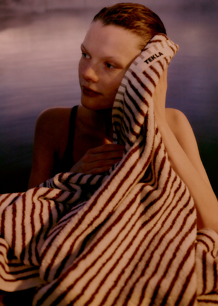 Tekla Towel - Kodiak Stripes