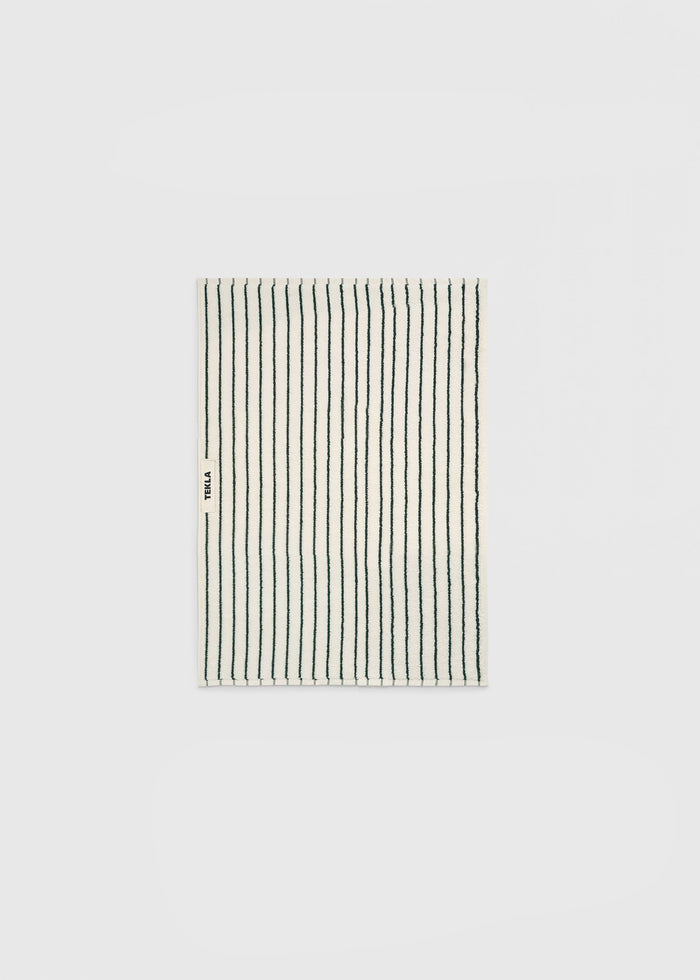 Tekla Towel - Racing Green Stripes