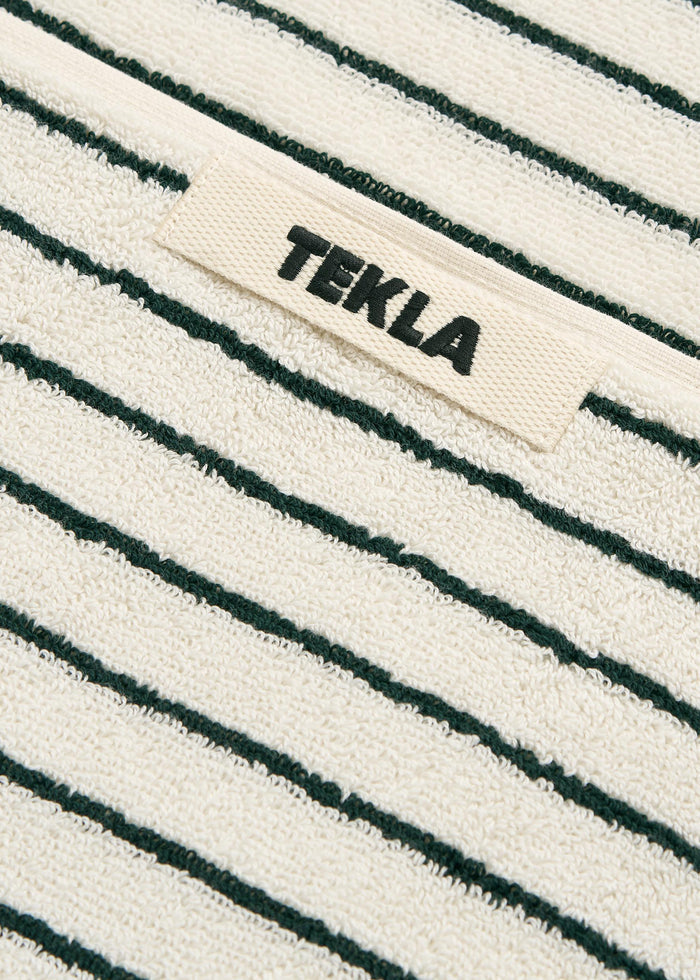 Tekla Towel - Racing Green Stripes