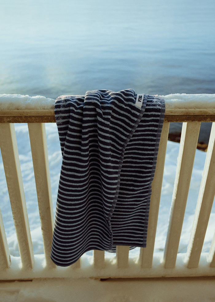 Tekla Towel - River Stripes