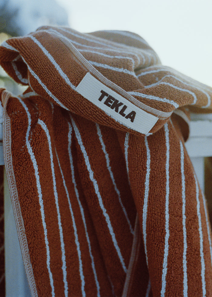 Tekla Towel - Rust Stripes