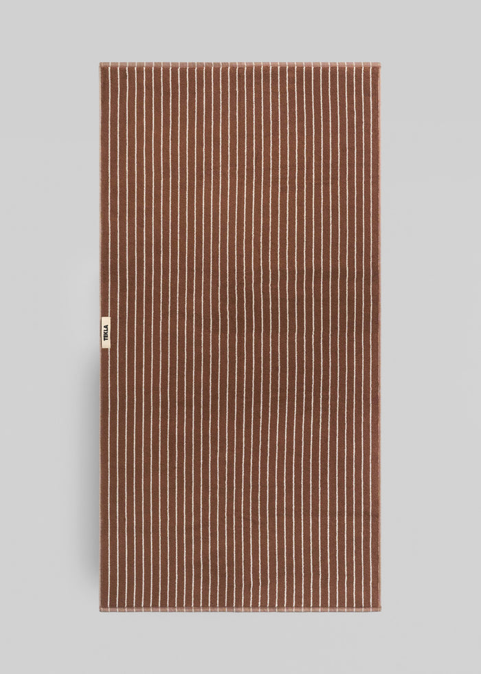 Tekla Towel - Rust Stripes