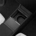 ACP10951 - Tesla Series - Sliding Console Organizer with Bottle Holder | TO220SC showing top view attached inside the console of car