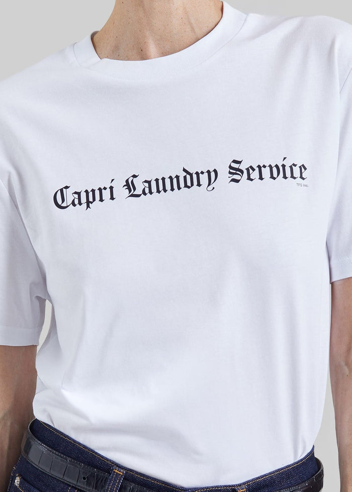 TFS Capri Laundry Service T-Shirt - White/Black
