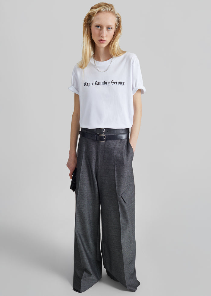TFS Capri Laundry Service T-Shirt - White/Black