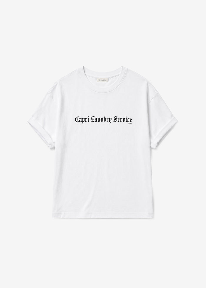 TFS Capri Laundry Service T-Shirt - White/Black