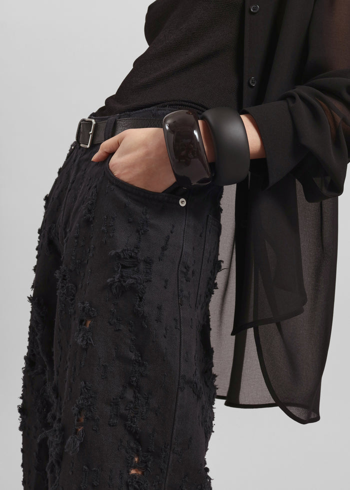 TFS Glossy Bangle - Dark Brown