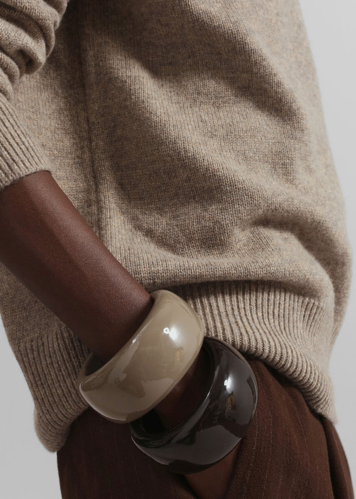 TFS Glossy Bangle - Taupe