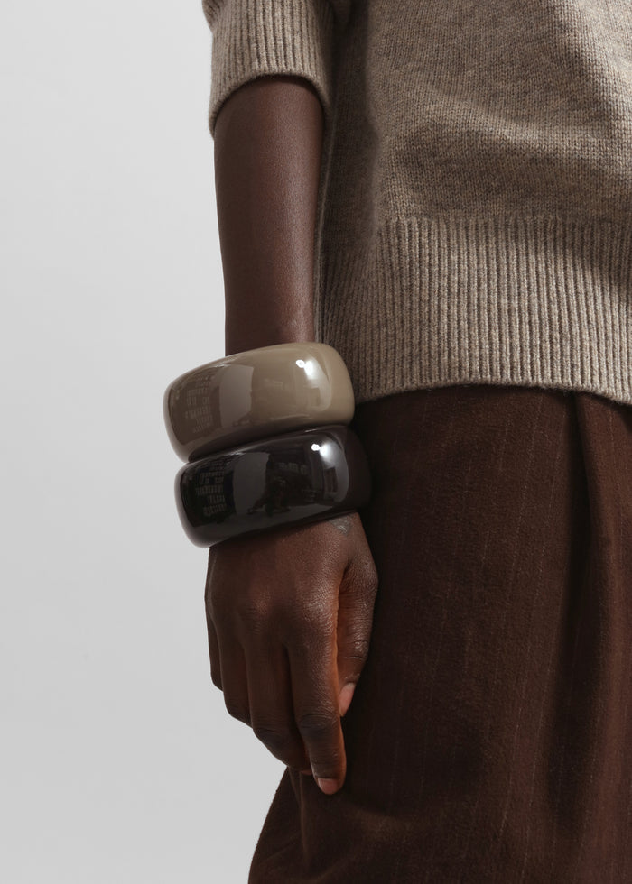 TFS Glossy Bangle - Taupe