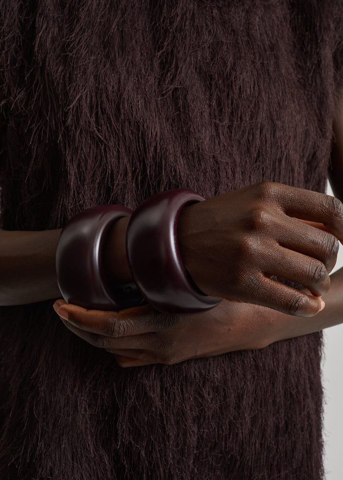 TFS Matte Bangle - Burgundy