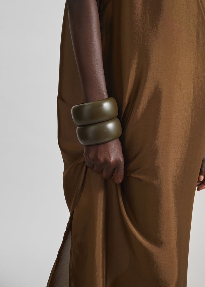 TFS Matte Bangle - Moss Green