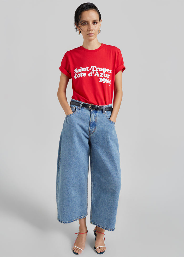 TFS Saint-Tropez Côte D'Azur 1984 T-Shirt - Red