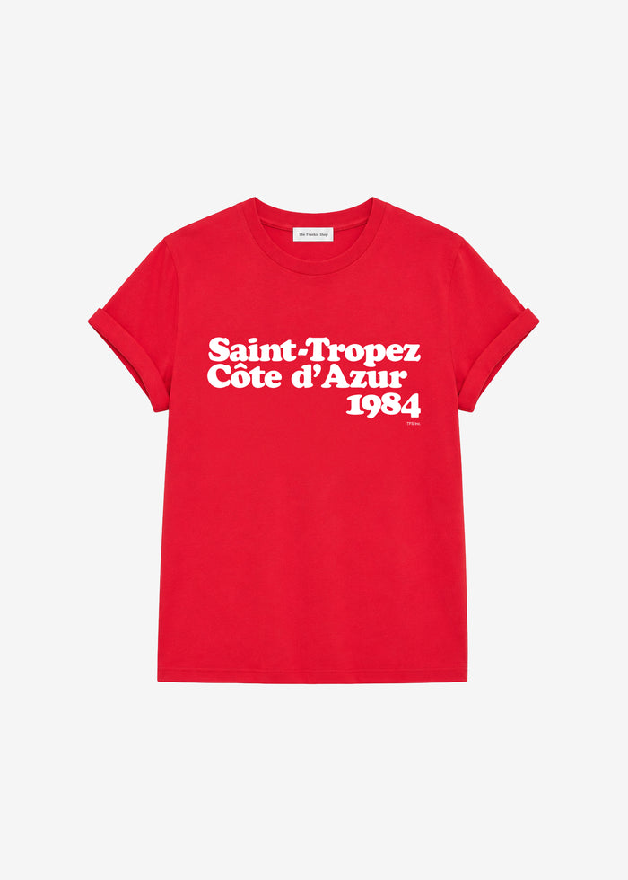TFS Saint-Tropez Côte D'Azur 1984 T-Shirt - Red