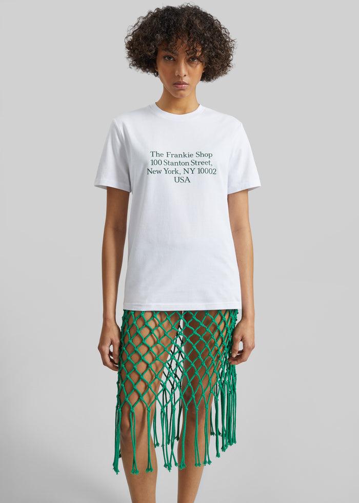 TFS Stanton T-Shirt - White/Green