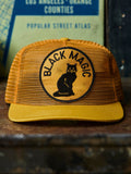 Black the "black magic" mesh trucker