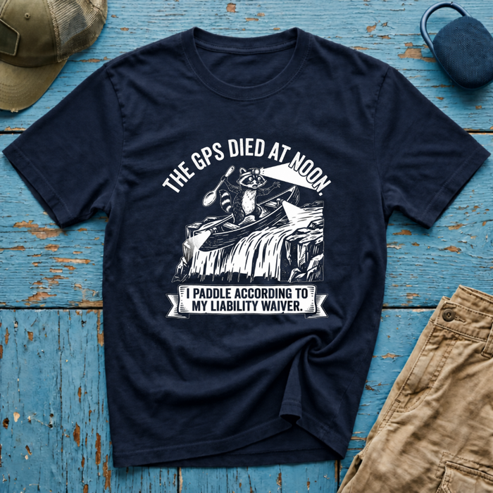 The GPS Died at Noon Graphic T-Shirt