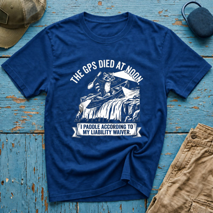 The GPS Died at Noon Graphic T-Shirt