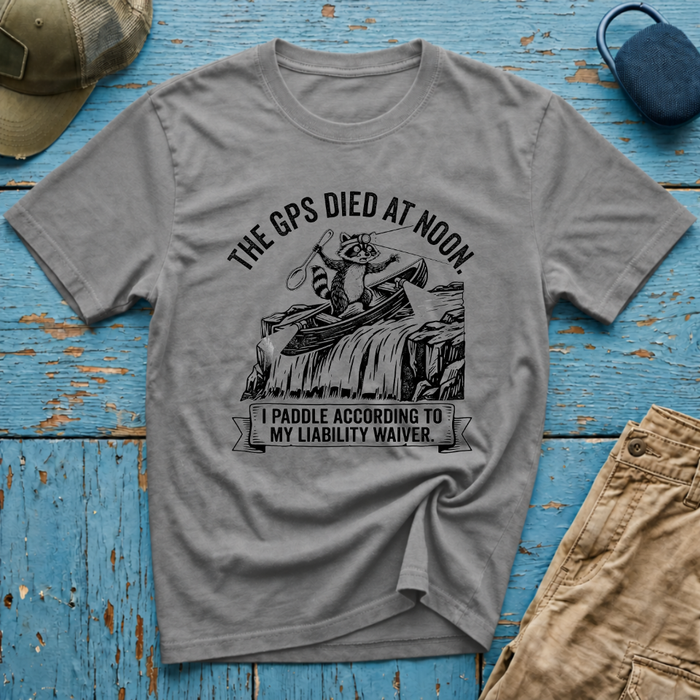The GPS Died at Noon Graphic T-Shirt