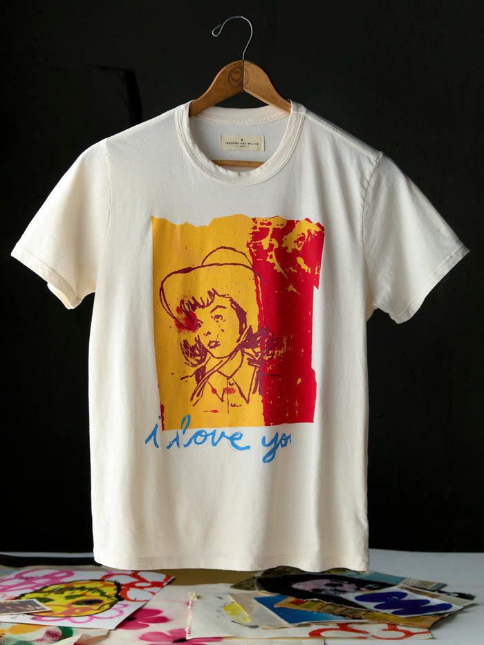 Black the "i love you" tee