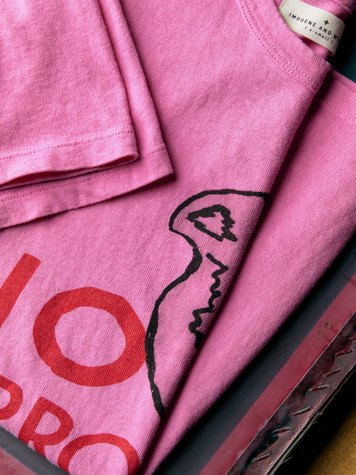 Hot Pink the "no problem" tee