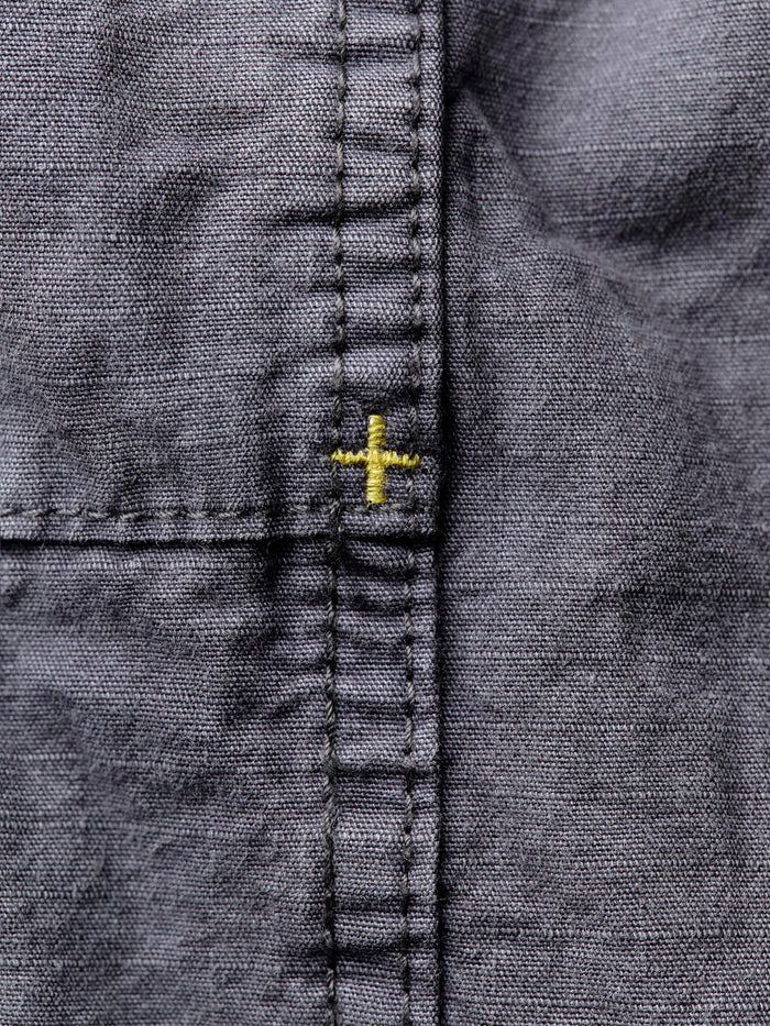 Dim Gray the ripstop fatigue short in sunfaded navy