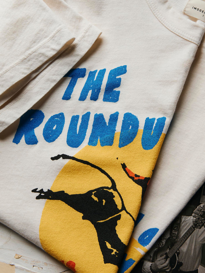 Light Gray the "roundup" tee