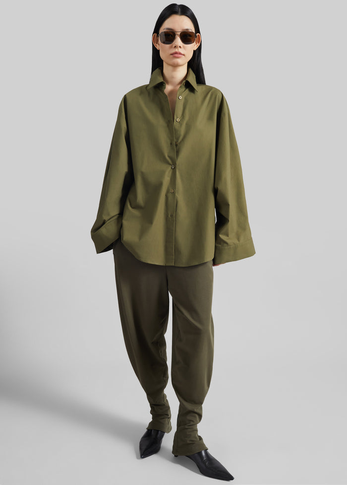 Tila Wide Sleeve Shirt - Olive