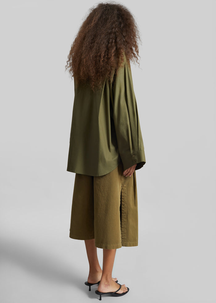 Tila Wide Sleeve Shirt - Olive