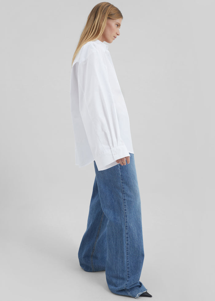 Tila Wide Sleeve Shirt - White