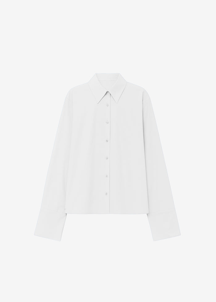 Tila Wide Sleeve Shirt - White