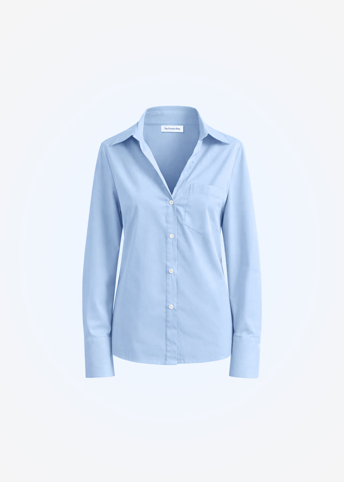 Tiona Fitted Shirt - Light Blue