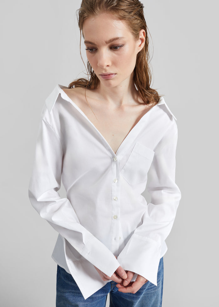 Tiona Fitted Shirt - White