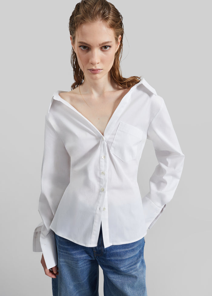 Tiona Fitted Shirt - White