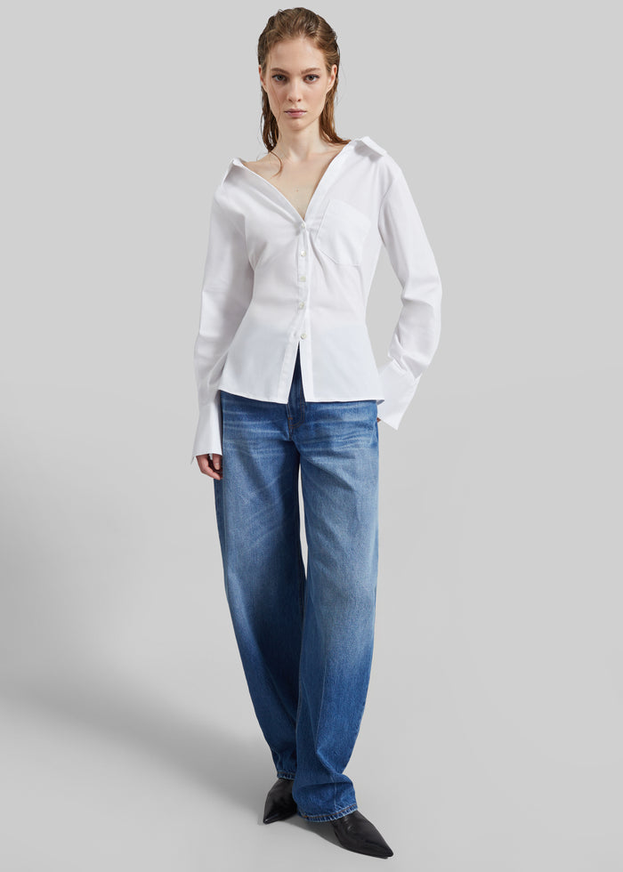 Tiona Fitted Shirt - White