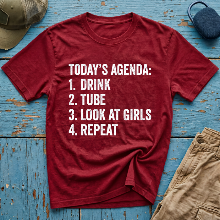 Todays Agenda Graphic T-Shirt
