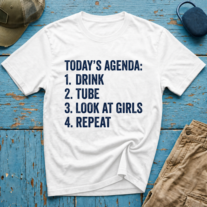 Todays Agenda Graphic T-Shirt