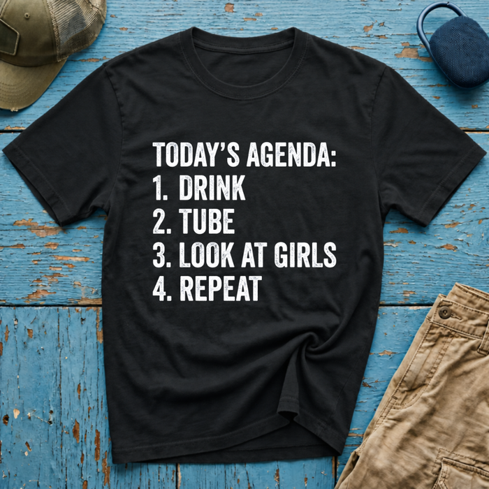 Todays Agenda Graphic T-Shirt