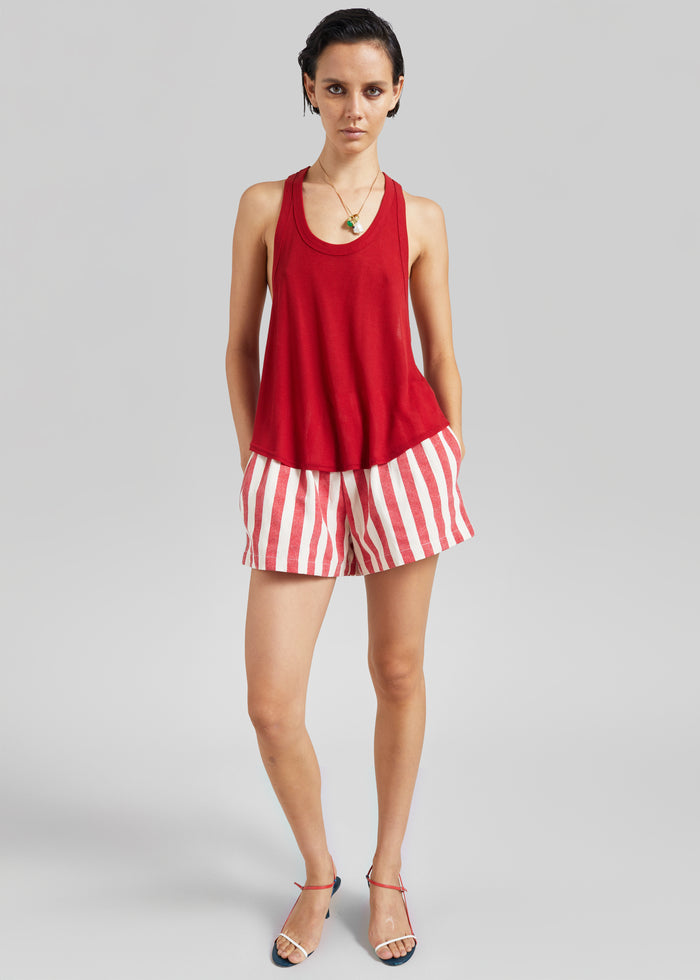 Tolfa Soft Tank Top - Red