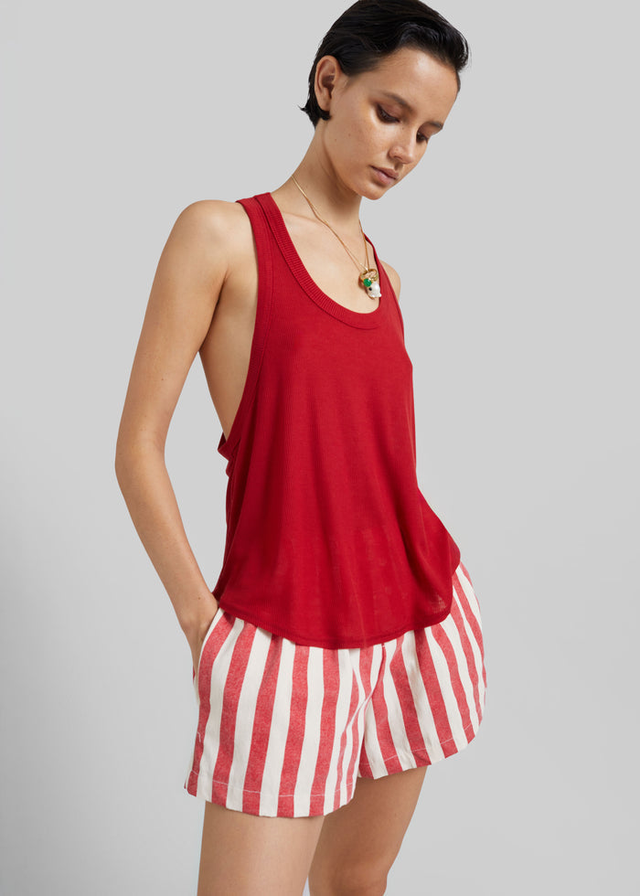 Tolfa Soft Tank Top - Red