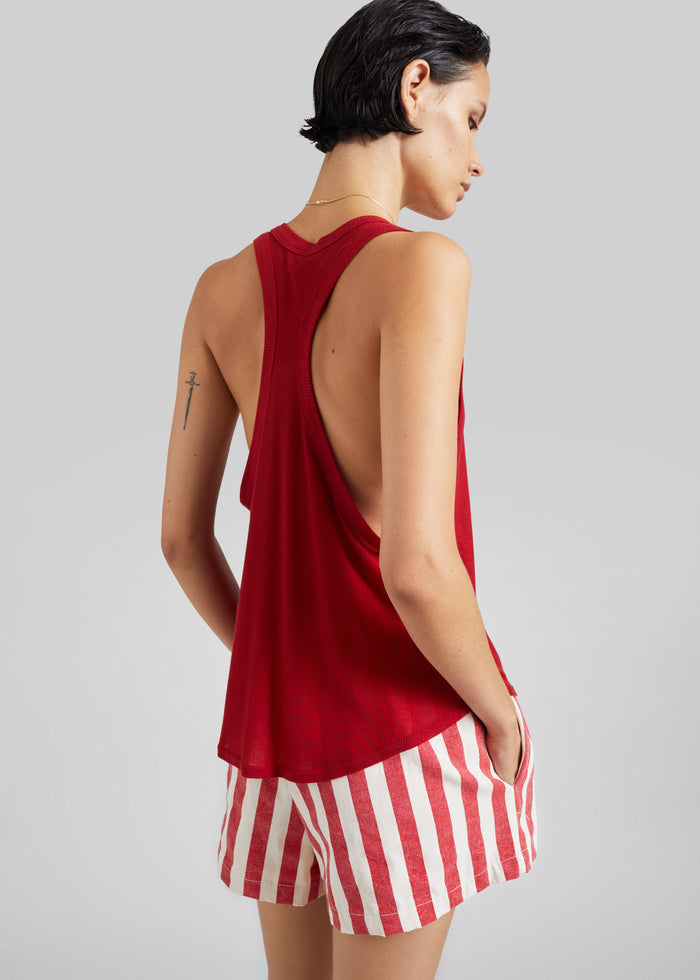 Tolfa Soft Tank Top - Red