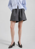 Tolmer Cuffed Shorts - Storm Grey