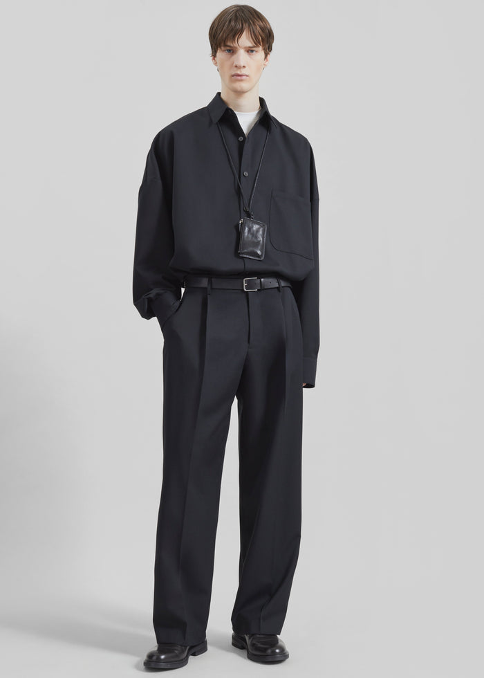 Toni Men Leather Belt - Black